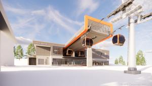 Im Skigebiet Kreischberg gibt es jetzt eine moderne Zehner-Gondelbahn