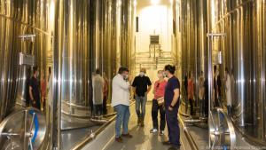 Spiegel der Moderne: Besuch im Olivenölbetrieb der Brüder Prieto zwischen riesigen Tanks