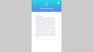 Die App vermittelt auch Finanzwissen