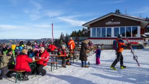 Das Imberghaus in der Skiarena Steibis ist ein beliebter Treffpunkt