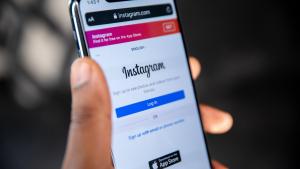 Instagram-Startseite auf einem Smartphone-Screen
