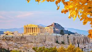 Athen im Herbst ist atemberaubend