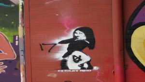 Graffiti von Pornodarstellerin Riley Reid
