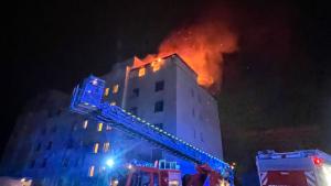 Die Brandursache war vorerst unklar