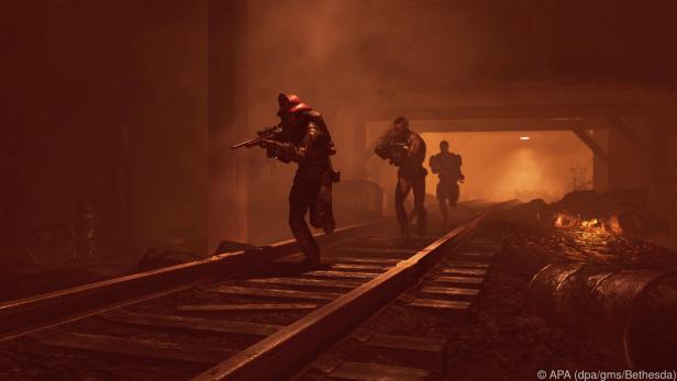 Team im Tunnel: Die Spannung kommt in "Fallout 76" nicht zu kurz