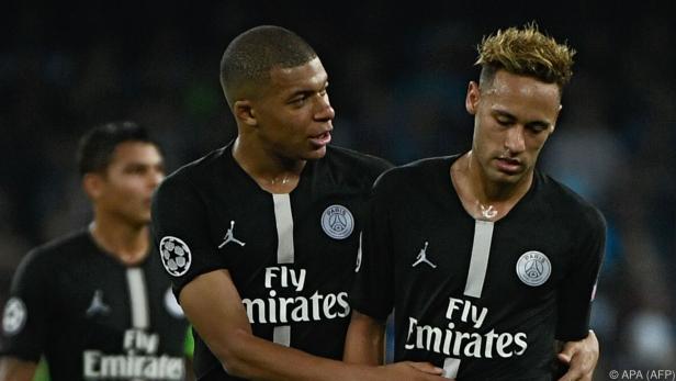 PSG-Stars Mbappe und Neymar haben am Wochenende Zwangspause