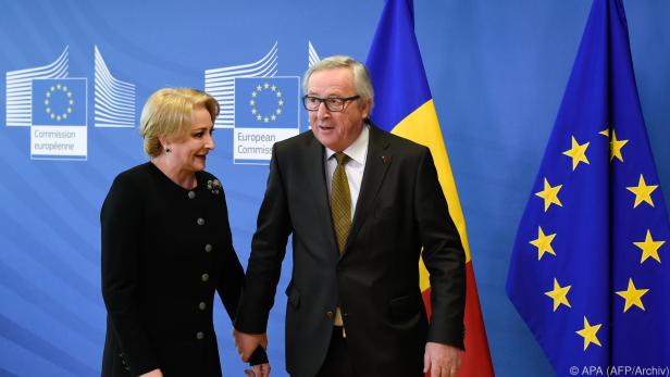 Premierministerin Dancila und Kommissionspräsident Juncker in Brüssel