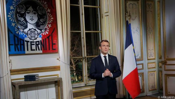 Macron hielt kämpferische Neujahrsansprache