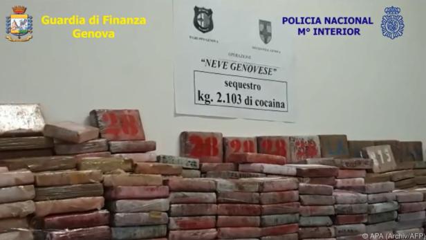 Größter Drogenfund in Italien in den vergangenen 25 Jahren