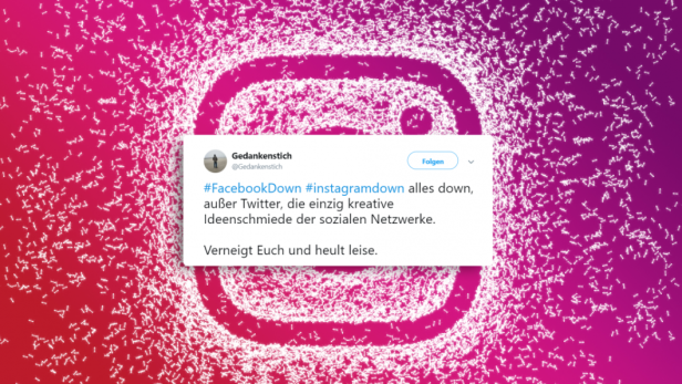 #instagramdown: Die besten Reaktionen auf den Instagram-Ausfall