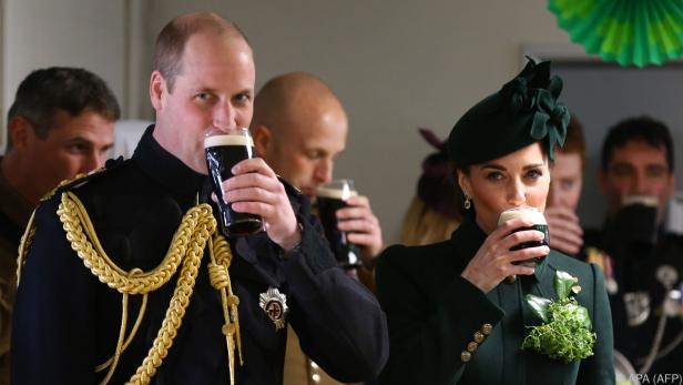 Prinz William und Herzogin Kate nahmen an einer Parade teil