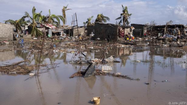 Überschwemmungen in Mosambik nach Zyklon "Idai"