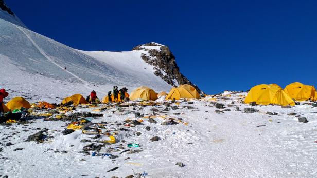 Der Mount Everest hat ein Müllproblem
