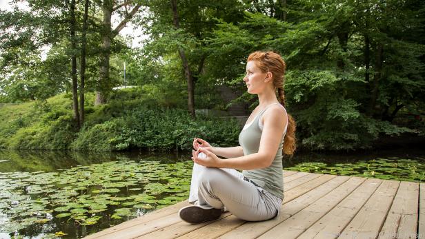 Meditation ist ein möglicher Weg zu mehr psychischer Fitness