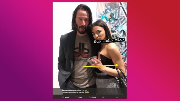 Keanu Reeves berührt seine weiblichen Fans nicht und das Internet liebt es