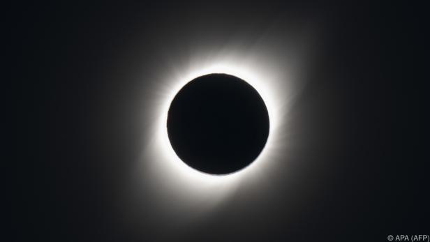 Sonnenfinsternis von Chile aus gesehen