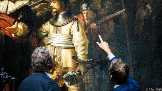 Rembrandts berühmtestes Gemälde wird genau unter die Lupe genommen