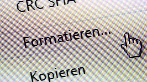 Formatieren klingt großartig, reicht aber nicht