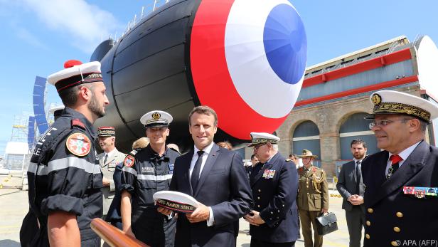 Macron nannte U-Boot einen Garanten der "Unabhängigkeit Frankreichs"