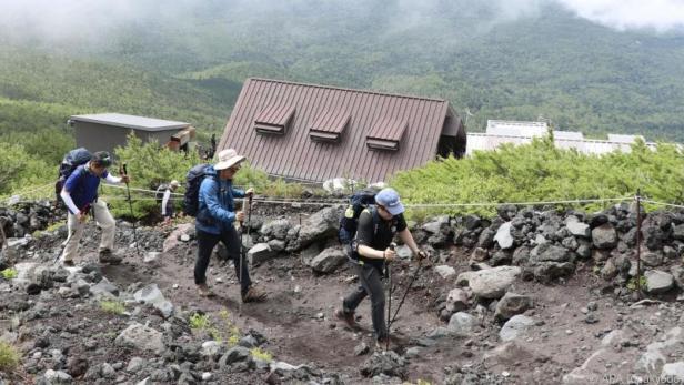 Inzwischen sind alle Routen auf dem Fuji geöffnet