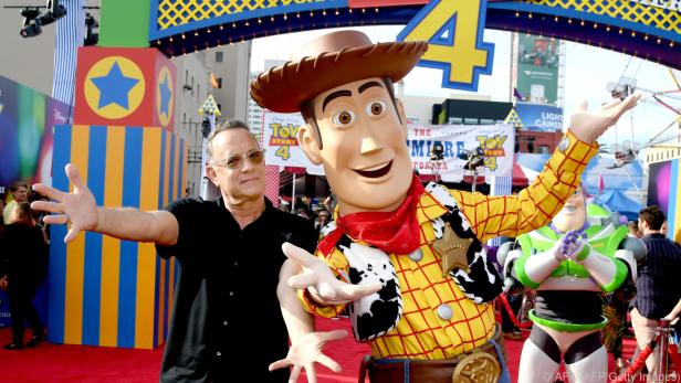 Tom Hanks leiht Puppe Woody in "Toy Story" seine Stimme