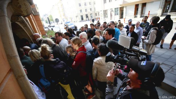 Großes Medieninteresse beim Prozess in Stockholm