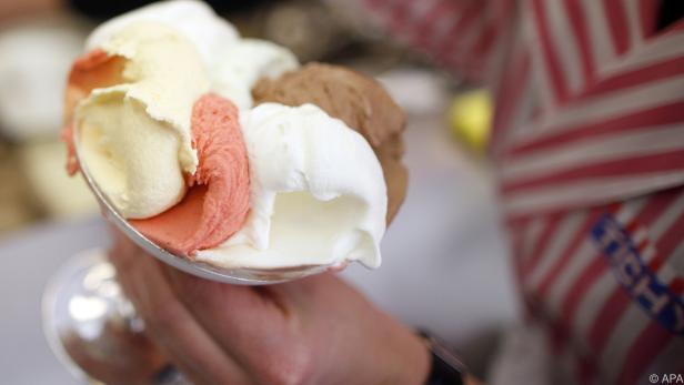 Warme Temperaturen regen zum Eisessen an