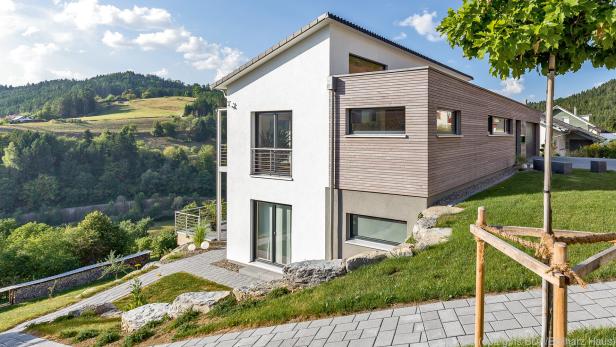 Häuser am Hang bieten oft einen schönen Ausblick