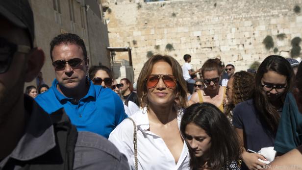 Jennifer Lopez in Jerusalem