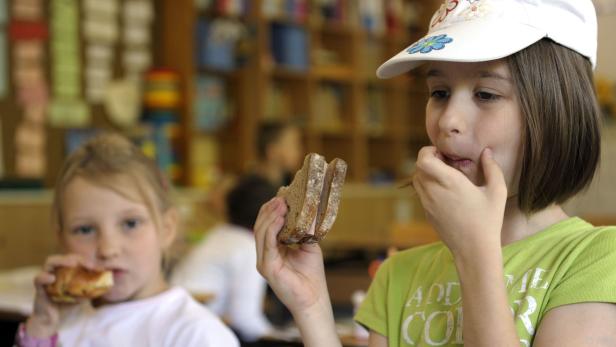 Alle Zutaten für eine gesunde Schuljause kann man im Supermarkt kaufen