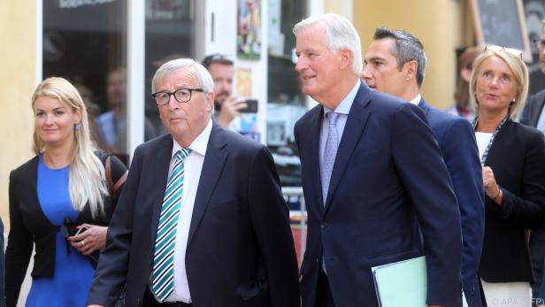 Juncker und Barnier sehen Gefahr von "No Deal" noch immer gegeben