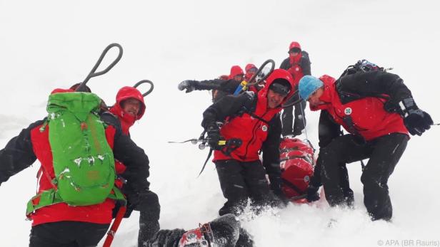Bergrettungseinsatz auf 3.000 Meter Seehöhe in Rauris