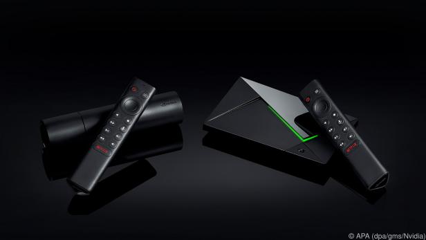 Nvidia verpasst seiner Streaming-Box Shield TV (li.) ein neues Design