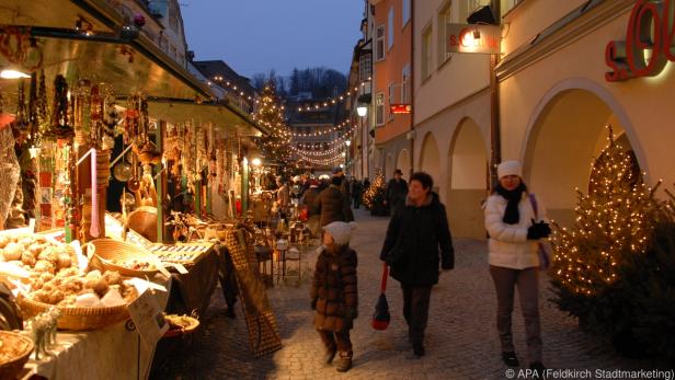 Stimmungsvoller Adventmarkt in Feldkirch in der Region Bodensee-Vorarlberg