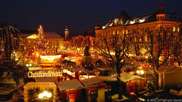 Der Klagenfurter Christkindlmarkt am Neuen Platz öffnet am 16. November