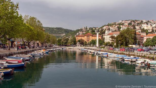 Fluss und Meer haben zum industriellen Aufschwung Rijekas beigetragen