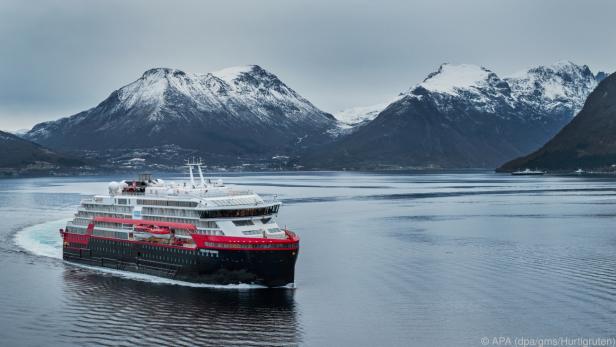 Die "Fridtjof Nansen" von Hurtigruten geht früher an den Start als geplant