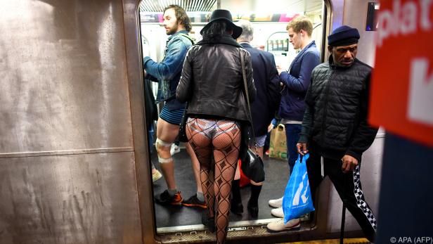 "No Pants Subway Ride" soll lustig sein