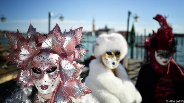 Der Karneval in Venedig ist wegen seiner Masken weltberühmt