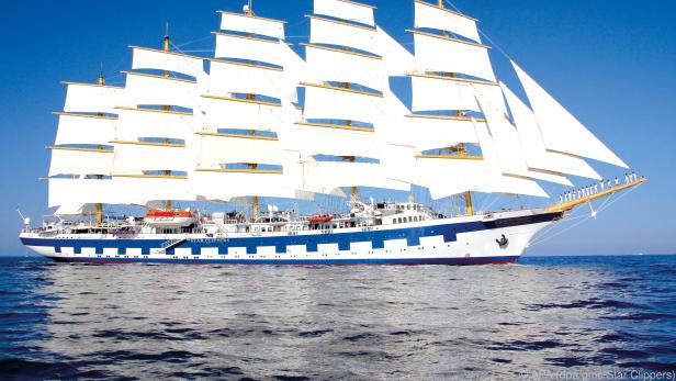 Die "Royal Clipper" fährt bereits für die Reederei Star Clippers