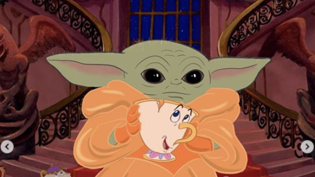 Baby Yoda als Disney-Prinzessin: Diese Bilder versüßen euch den Tag