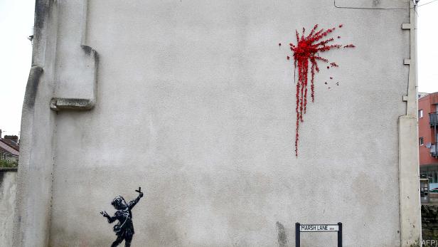 Das neueste Werk von Banksy in Bristol