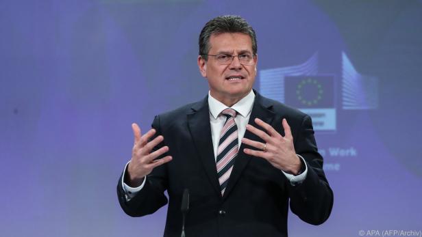 EU-Kommissionsvizepräsident Maros Sefkovic