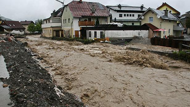 Auch in Österreich kam es zu Hochwassern