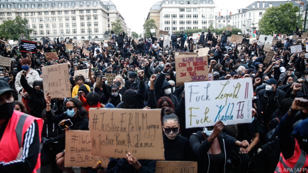 Tausende bei Anti-Rassismus-Demo in Brüssel