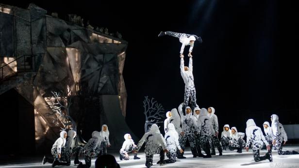 Die Artisten von Cirque du Soleil können nicht arbeiten