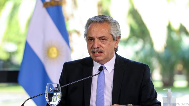 Argentiniens Präsident Alberto Fernandez