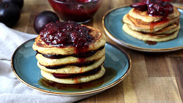 Köstlicher Stapel: Pancakes sind ein typisch amerikanisches Frühstück