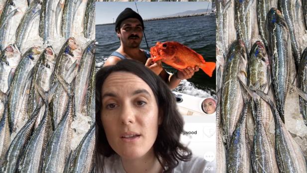 Diese TikTok-Userin bewertet Fotos von Männern, die mit Fischen auf Dating-Apps posieren