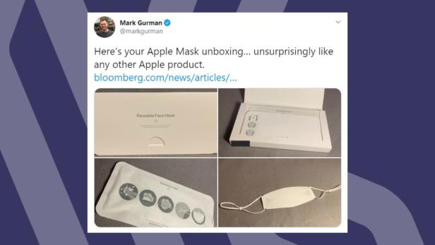 iMask: Apple hat eigenen Mund-Nasen-Schutz